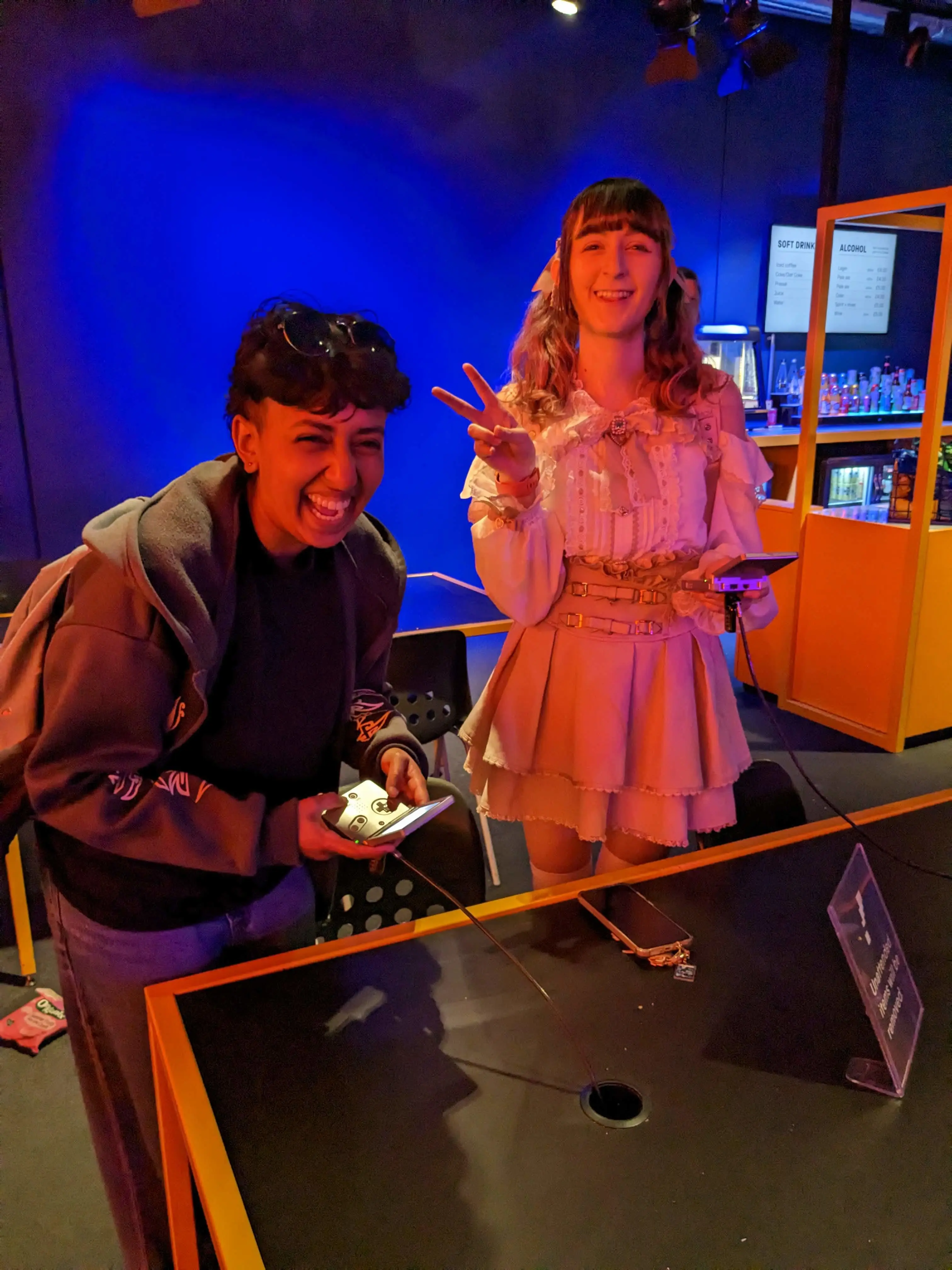2 students on Game Art trip