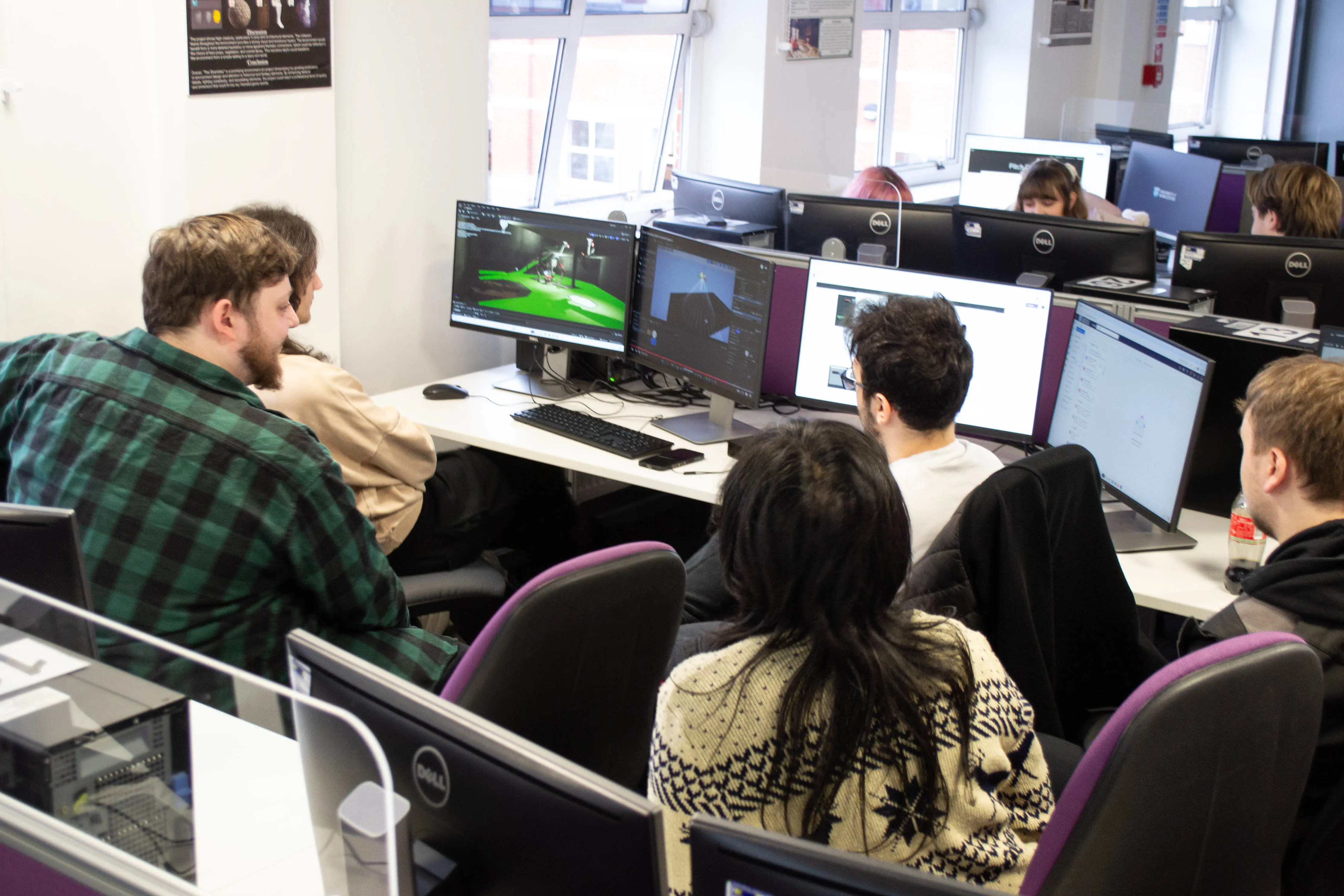 Game Art designer visits university