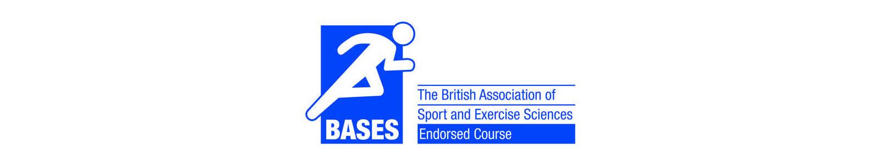 Logo stating that this is a British Associate of Sport and Exercise Science (BASES) endorsed course