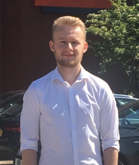 University of Worcester logo on a light blue background