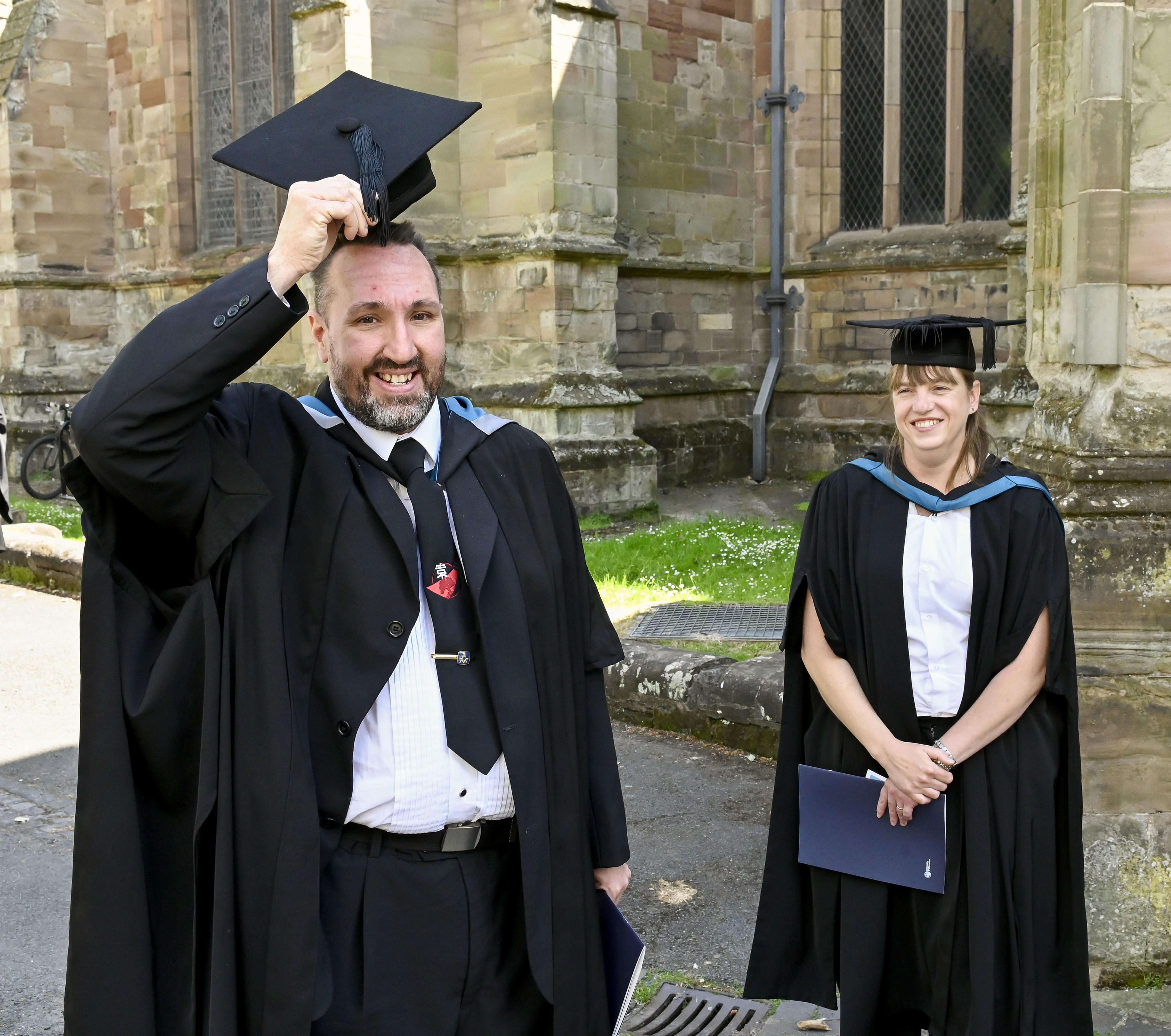 Graduation day at Worcester Cathedral