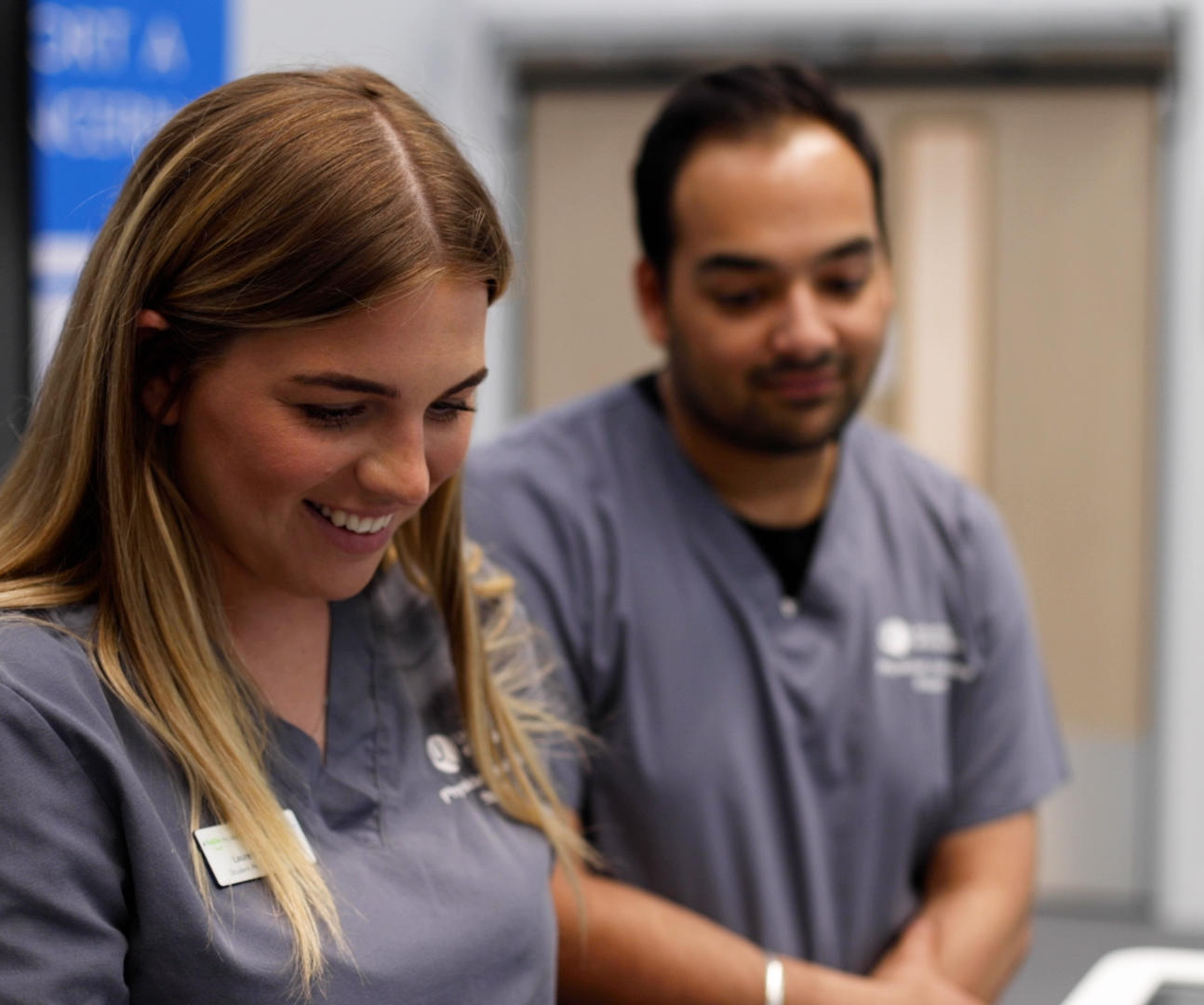 Physician Associate students in uniform