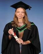 University of Worcester logo on a light blue background