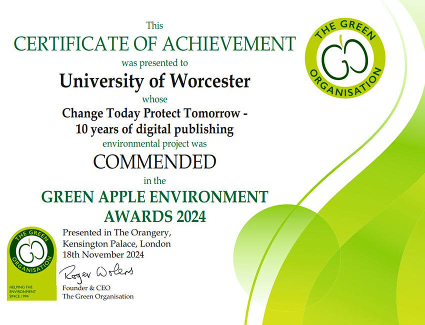 International Green Apple Awards