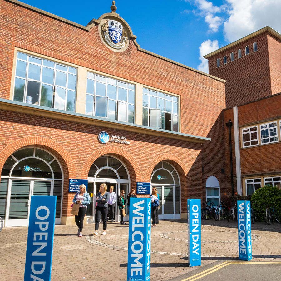 St John's Main Reception building, decorated for an Open Day