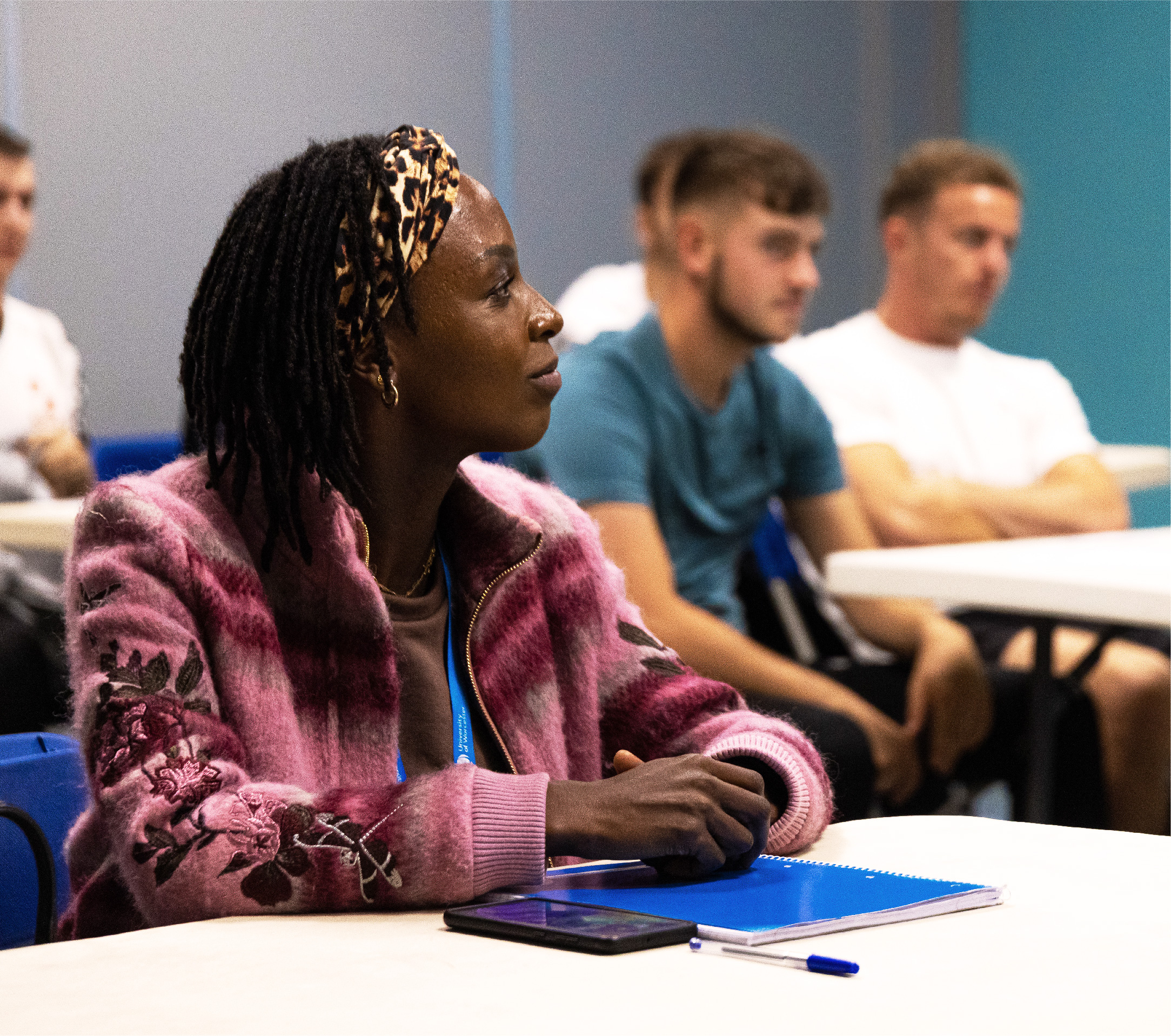 Students in a lecture