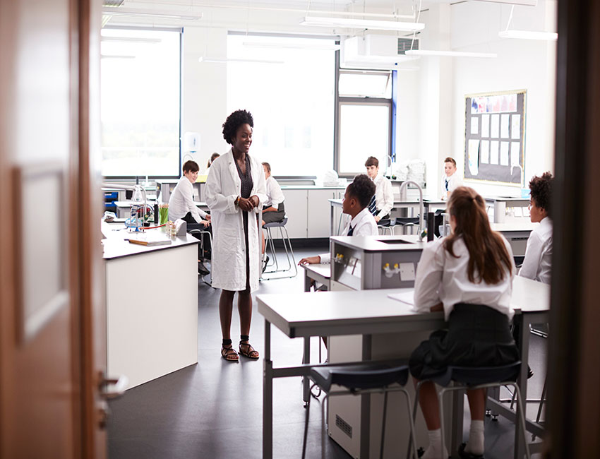 Chemistry classroom