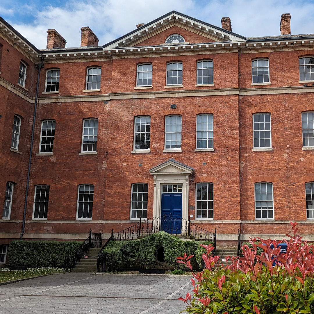 The front of the Charles Hastings building