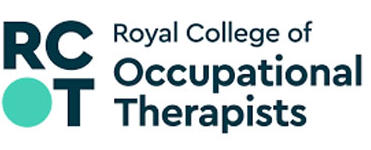 The health and care professionals council logo and the Royal College of occupational therapist's logo