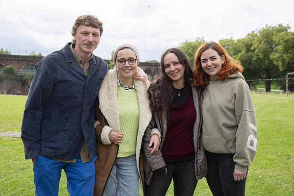 PhD students doing half marathon