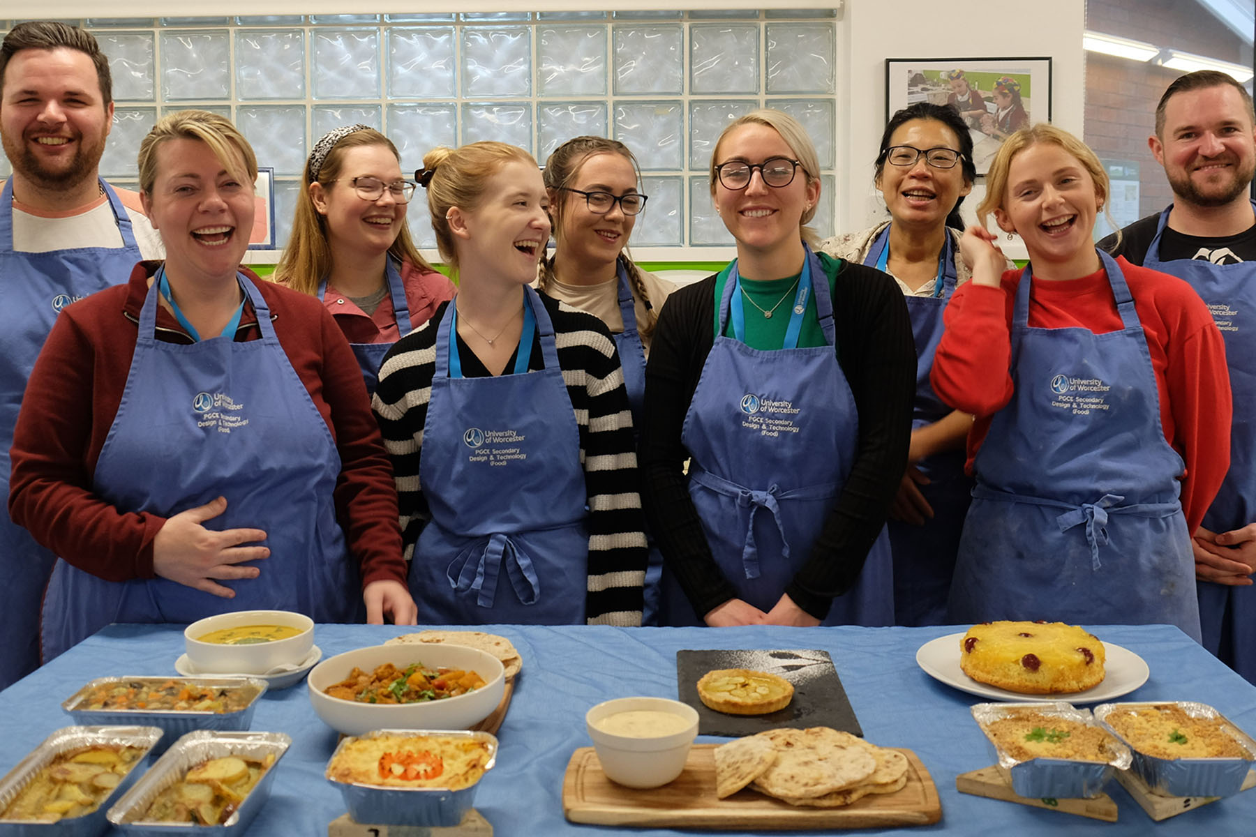 A photo of a group of PGCE Food Students